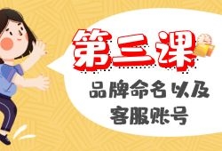 【准备篇】第三课：品牌命名以及客服账号-来福宝盒