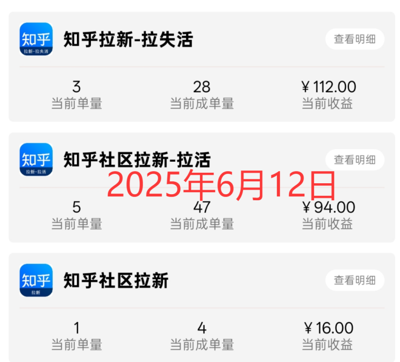 2025年6月12日低保项目收益反馈-来福推文-不只是推文