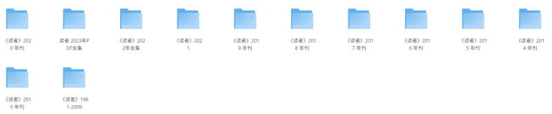 《读者》1981-2023年合集收藏版：42年经典精华，值得珍藏的心灵读物 【5.7G】-来福宝盒